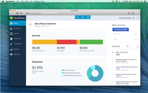 أفضل برامج حسابات- quickbooks MAC